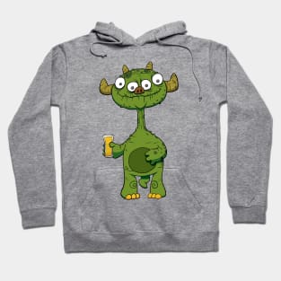 Goes Beer Monster Hoodie